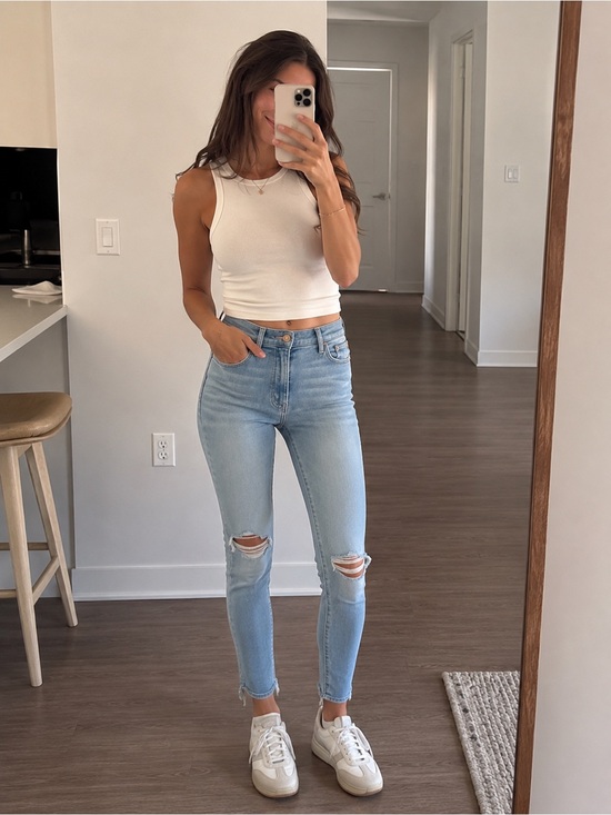 MOTHER Denim - Mother The Stunner High Waist Skinny Jeans In Poisoned Petals Size 25